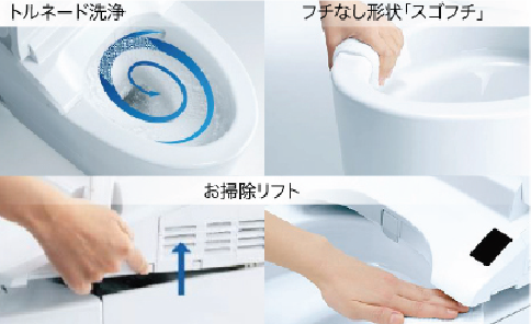 しっかり洗浄、お掃除しやすい