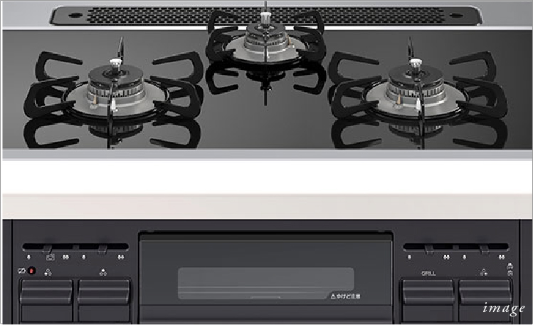 ハイパーガラスコートガスコンロ